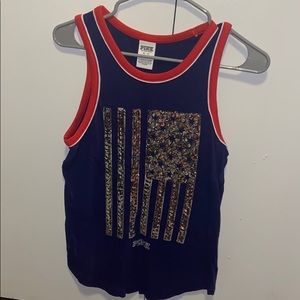 Pink USA Tank Top